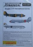 X72207 1/72 Douglas C-47 Skytrain (Dakota) International decals (7)