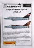 X72216  1/72 RAF 2014 Update decals