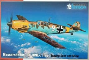 SH72462 1/72 Messerschmitt Bf 109E-Trop/E-7 Trop 'Braving Sand and Snow'