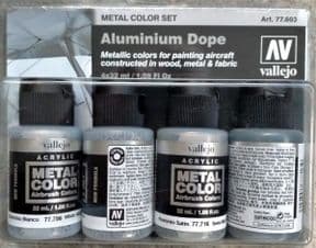 VAL77603 Aluminium Dope (4x60ml)