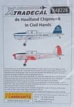 X48226 1/48 de Havilland Chipmunk in Civilian Service decals (6)