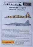 X72325 1/72 Northrop F-5 Tiger II Worldwide Collection decals Pt1 (14)