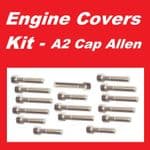 A2 Cap Allen Engine Covers Kit - Honda C70