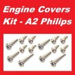 A2 Philips Engine Covers Kit - Kawasaki GTR1000