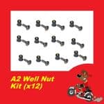 A2 Screen Bolts and Well Nut Kit (x12) - Suzuki A100