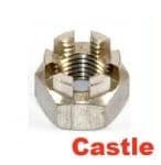 A2 Stainless Castle Nuts