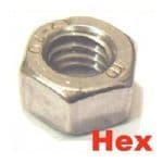 A2 Stainless Hex Nuts