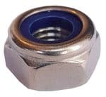 A2 Stainless M10 x 1.25 Flange Nuts