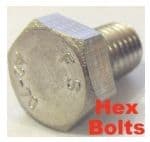 Hex Bolts (A2 Stainless)