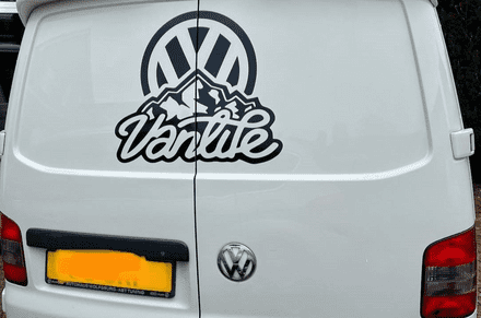 1 x VW Vanlife Sticker - Choice Of Colour