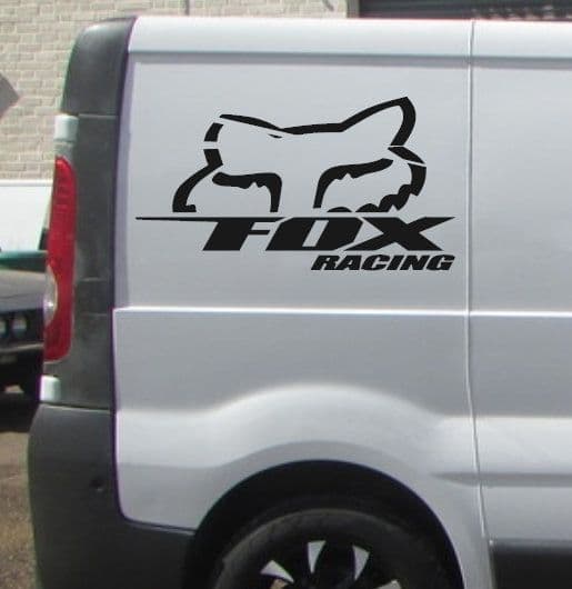 2 x  Fox Racing  Decals - Choice Of Colour