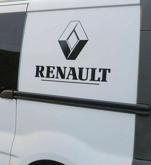 2 x  Renault Side Decals - Choice Of Colour