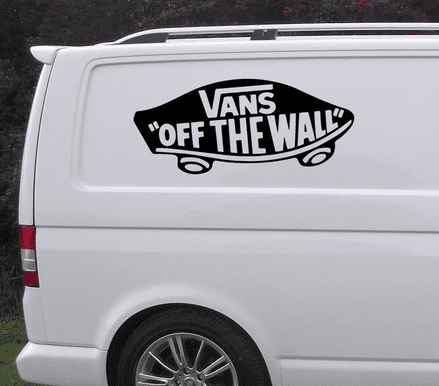 2 x Vans Logo Sticker - Choice Of Colour