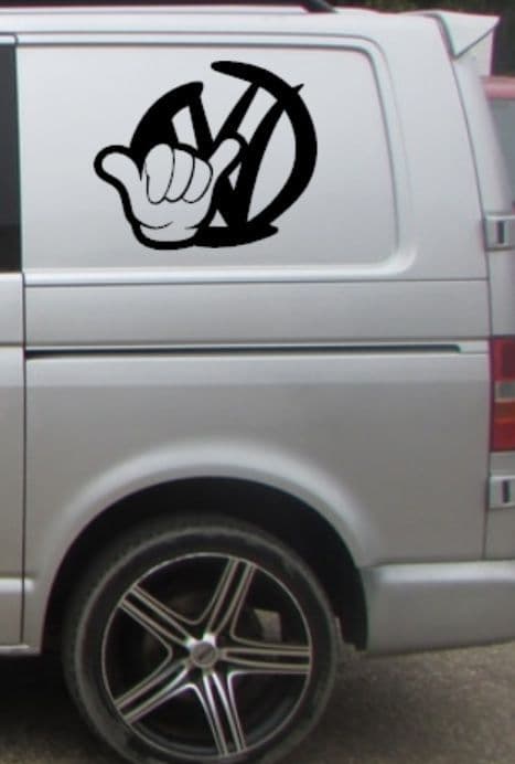 2 x VW  Hand Logos   - Choice Of Colour