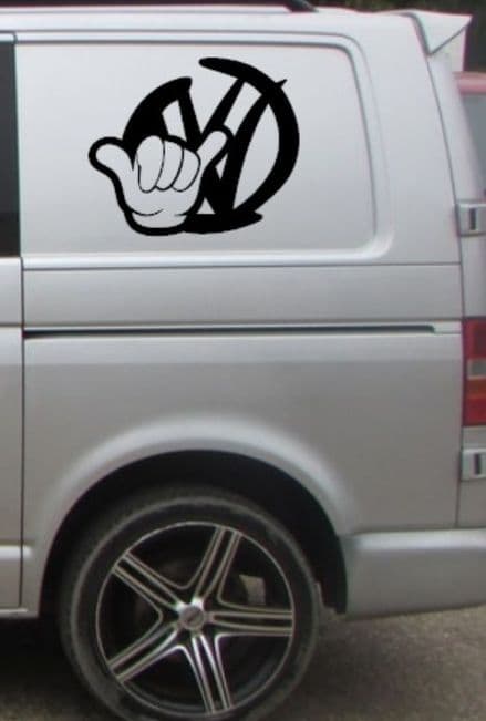 2 x VW  Hand Logos   - Choice Of Colour