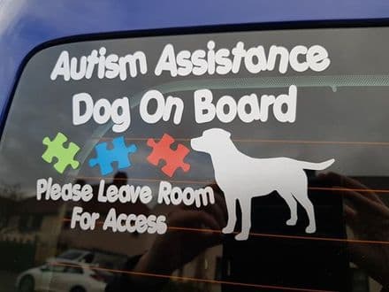 Autism Assistance Dog On Board