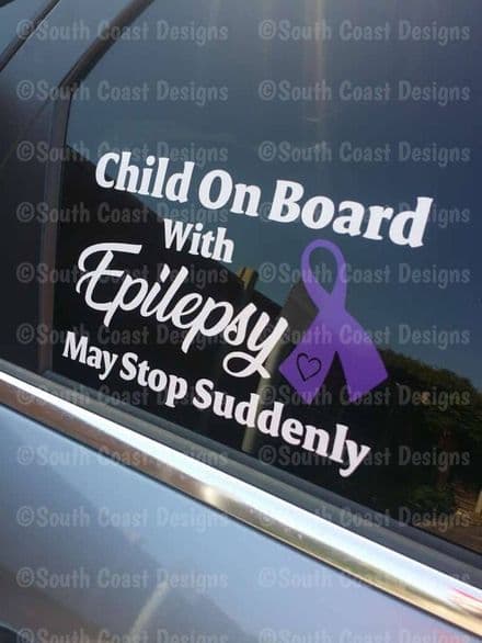 Child Adult Or Person On Board With Epilepsy - May Stop Suddenly
