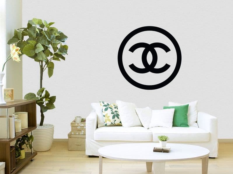 Coco Chanel Logo Wall Sticker