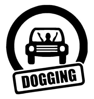 Dogging Car Sticker