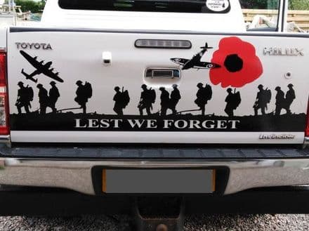 Lest We Forget TOYOTA HILUX  - Tailgate