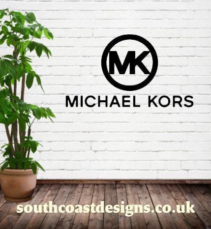 Michael Kors Logo  With Words Wall Sticker