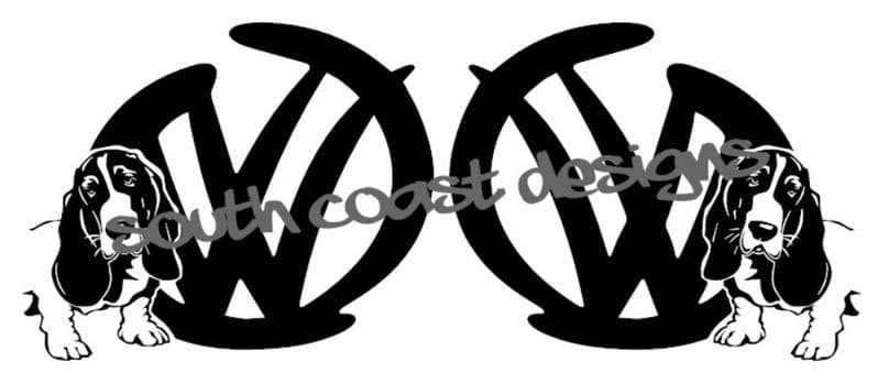 Nicholas Broome - Custom Design 2 - VW Basset Hound x 2
