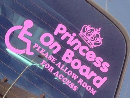 Princess On Board Please Allow Room For Access