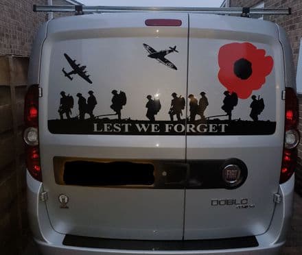 Rear Doors - Lest We Forget - Fiat Doblo (All years And Models)