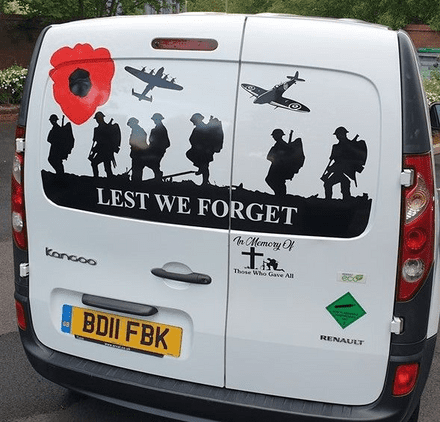 Rear Doors - Lest We Forget - Renault Kangoo (All years And Models)