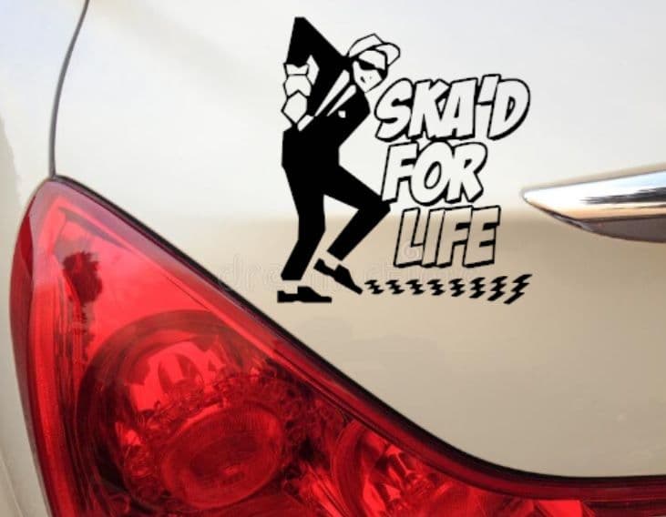 Ska'd For Life Decal