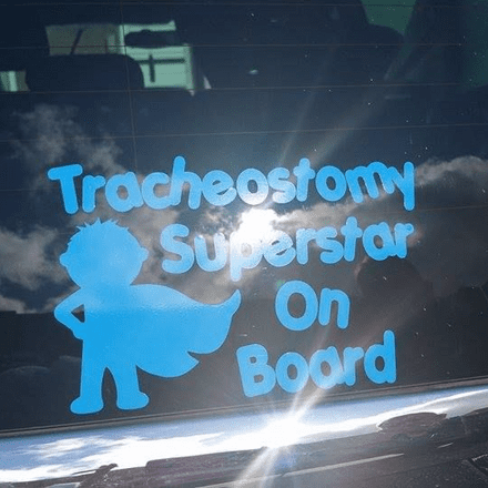Tracheostomy Superstar On Board - Boy