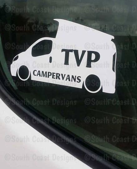 TVP CAMPERVANS Facebook Group Sticker - Design 2 With Pop Top