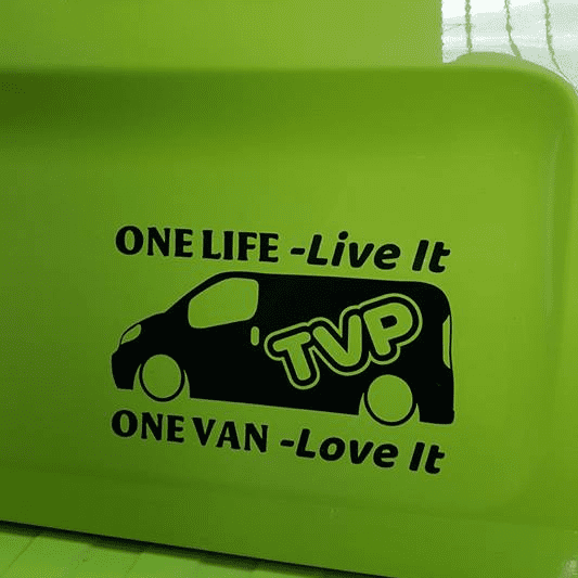 TVP One Life - Live It, One Van - Love It - Van Sticker