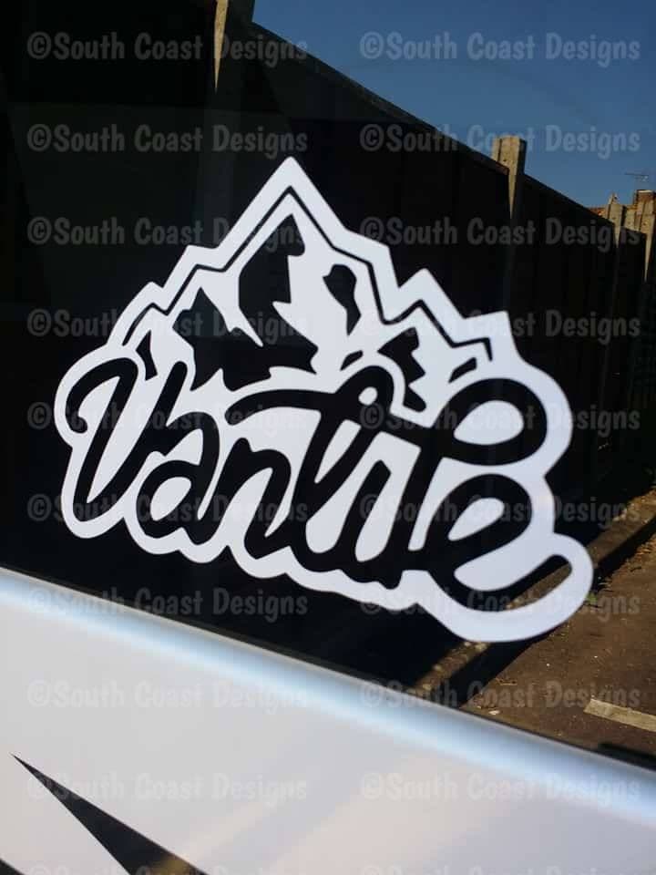 Vanlife   - Choice Of Colour - Camper Van Sticker