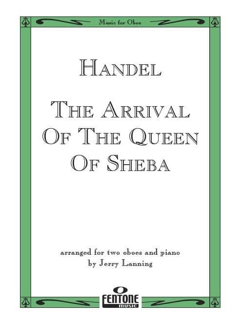 Arrival of The Queen of Sheba<br> for 2 Oboes