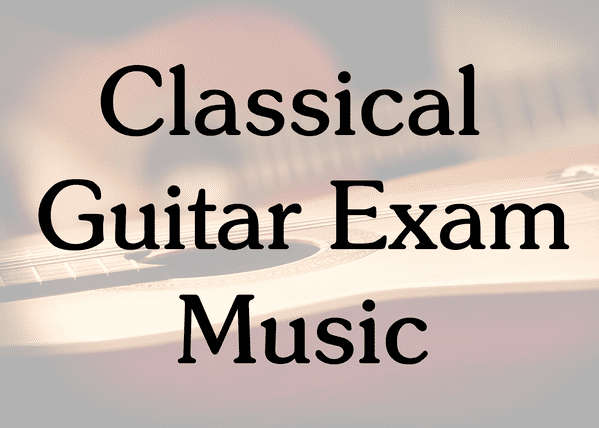 Classical Guitar Exam Books