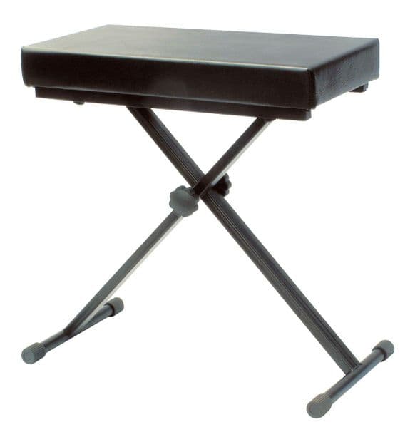 Deluxe X Frame Piano Keyboard Bench (Stool Seat)
