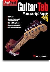 Fast Track Guitar TAB Manuscript Paper