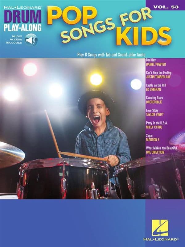 Pop Songs for Kids<br>Drum Play-Along