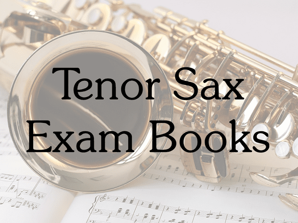 Tenor Sax Exam Books