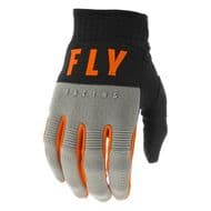 Fly 2020 F-16 Youth Gloves (Grey/Orange)