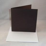 5" x 5" Black Greeting Card Blanks - No Envelopes