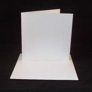 5" x  5" Greeting Card Blanks White Only - No Envelopes