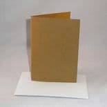 5" x 7" Brown Kraft Greeting Card Blanks With Envelopes