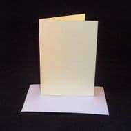 5" x 7" Cream Greeting Card Blanks With Envelopes