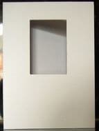 5" x 7" White Oblong Aperture Card Blanks With Envelopes, 250gsm