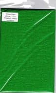 5 x Green Tissue Paper, Large Sheets - 750mm X 500mm - SC64