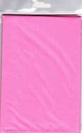 5 x Pink Tissue Paper, Large Sheets - 750mm X 500mm - SC62