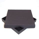 6" x 6" Black Greeting Card Boxes For Handmade Cards