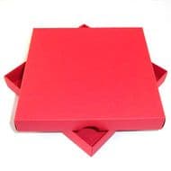 6" x 6" Red Greeting Card Boxes For Handmade Cards
